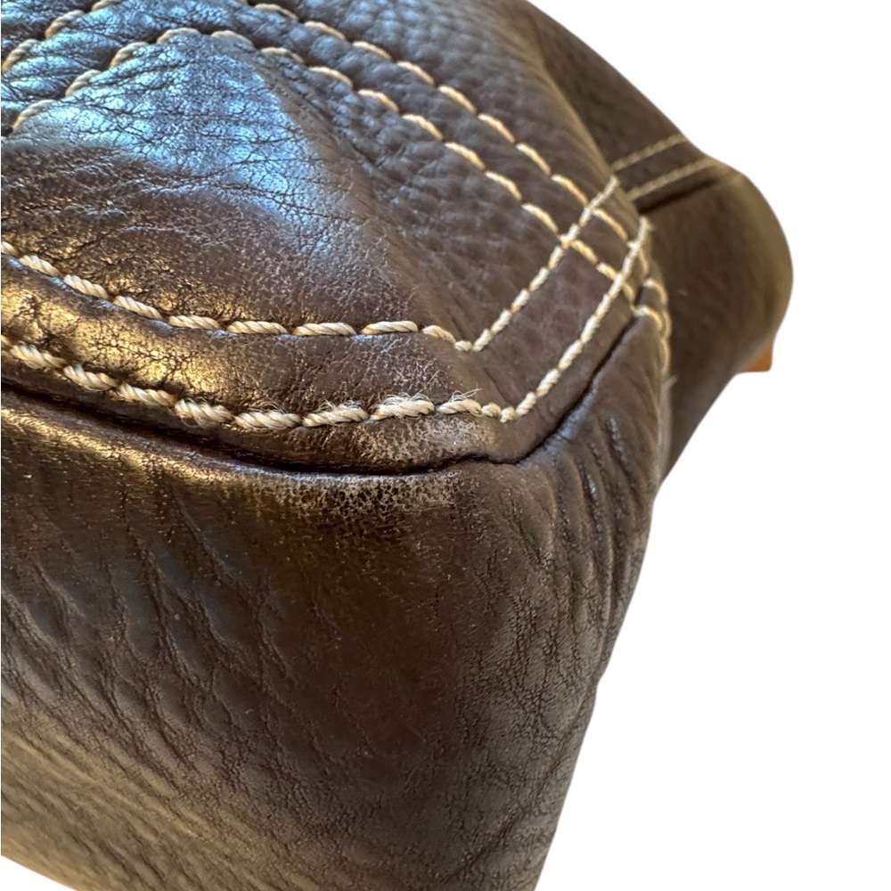 ❌SOLD❌ Coach Chelsea Brown Pebbled Leather Tote - Picture 6 of 11